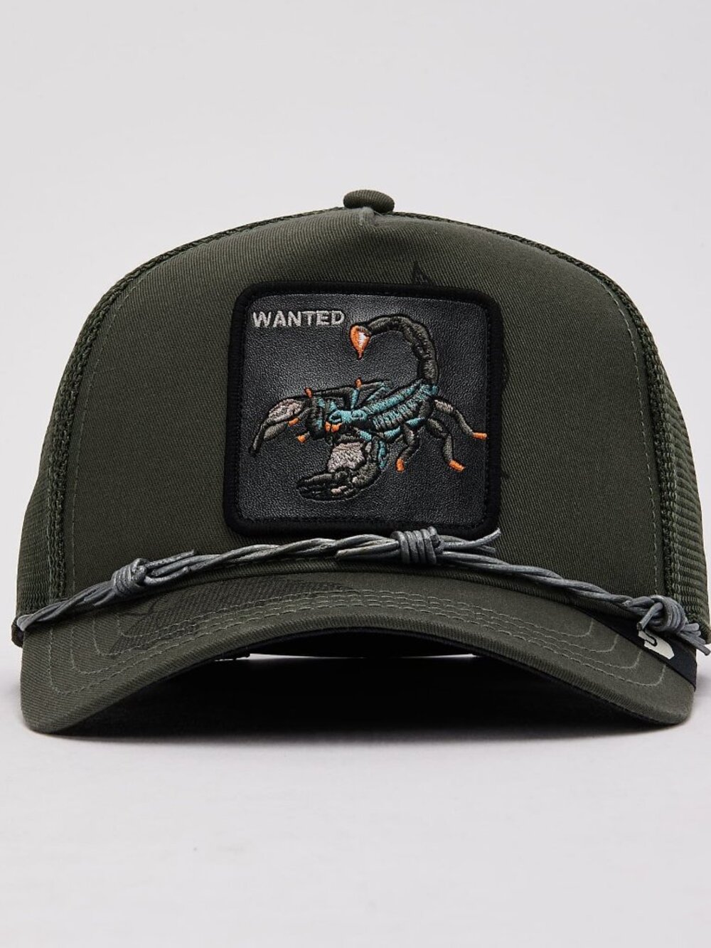 NWT Goorin Bros Animal Farm Scorpion Wanted Barbed Wire Snapback Cap